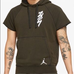 Jordan Zion Men’s Dri-Fit Cut Off Hoodie Medium
